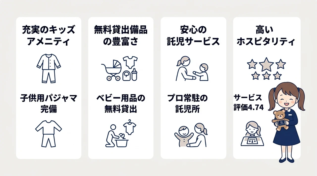 帝国ホテルが子連れに選ばれる理由