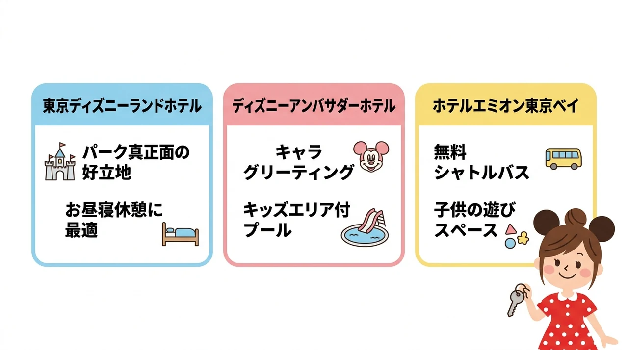 子連れディズニーの効率的な過ごし方