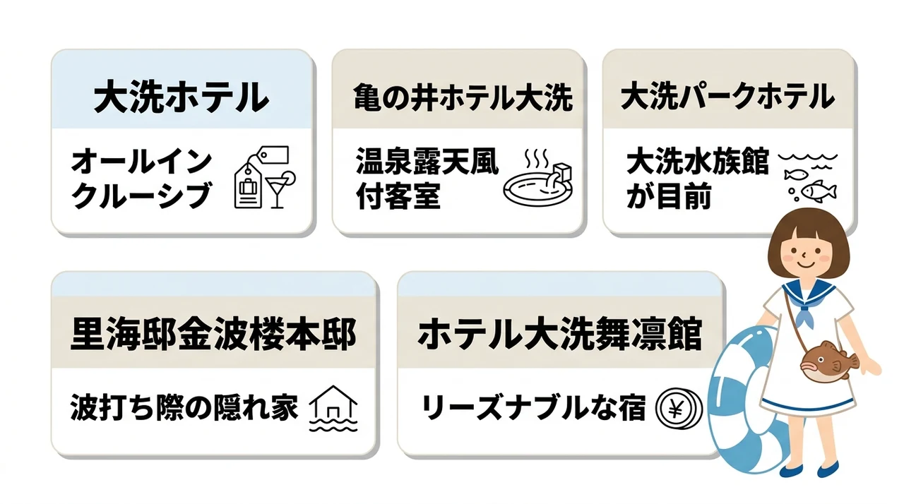 大洗の子連れホテルおすすめ5選