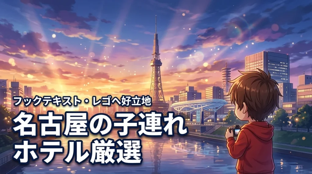名古屋の子連れホテルならここ！ジブリパーク・レゴランド好アクセス