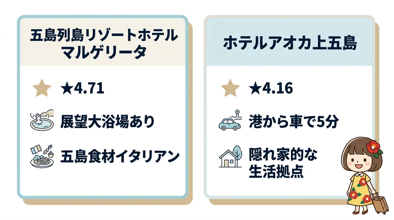 中通島で家族旅行にぴったりな宿