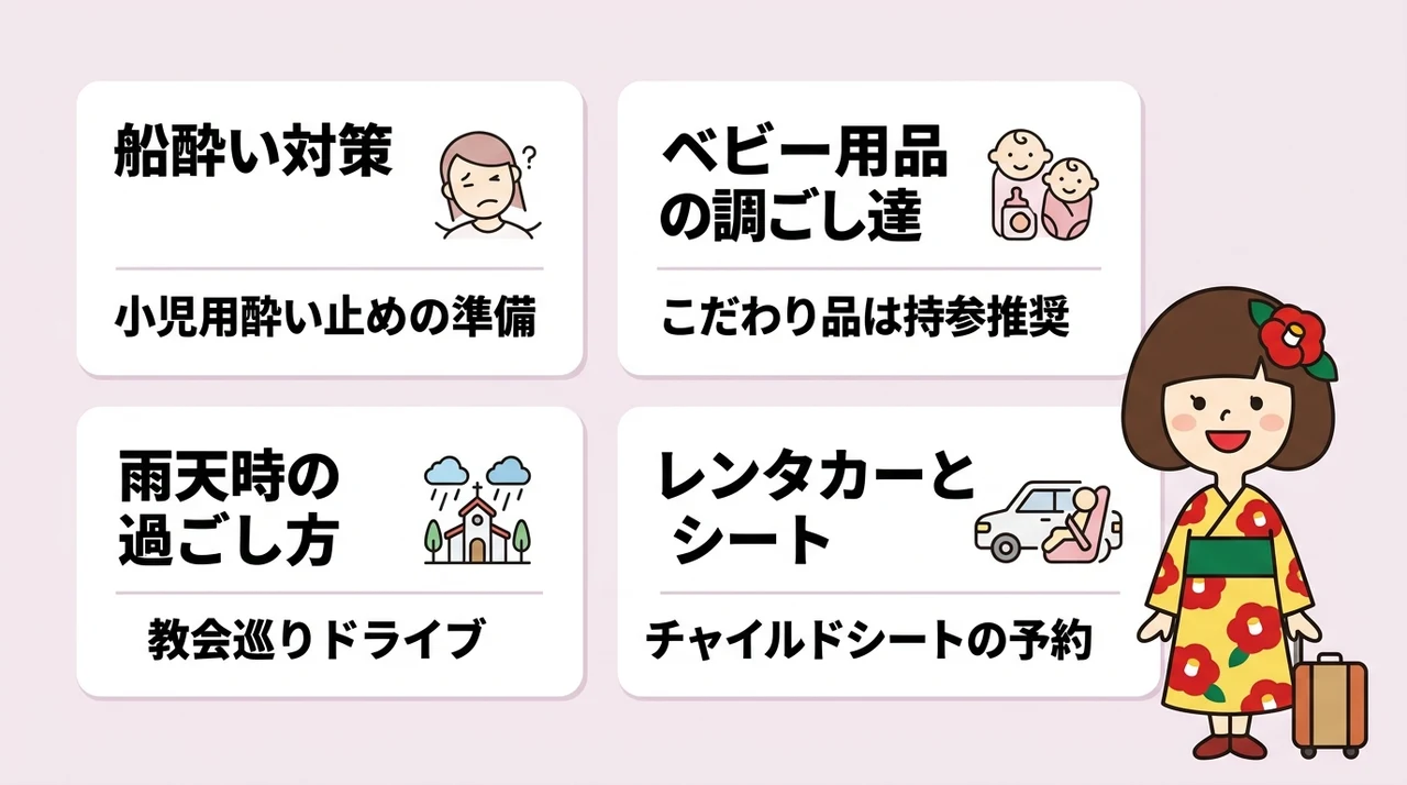 子連れ五島旅行の準備と注意点