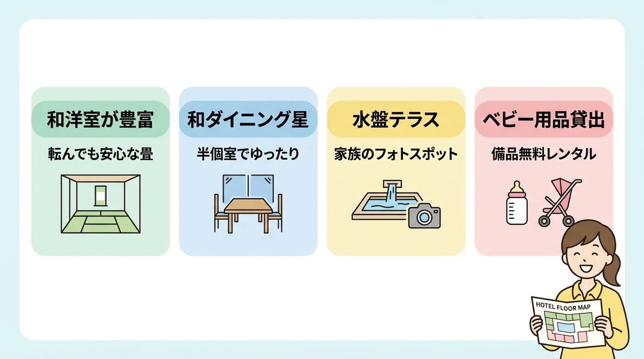 子連れにおすすめの星館のメリット