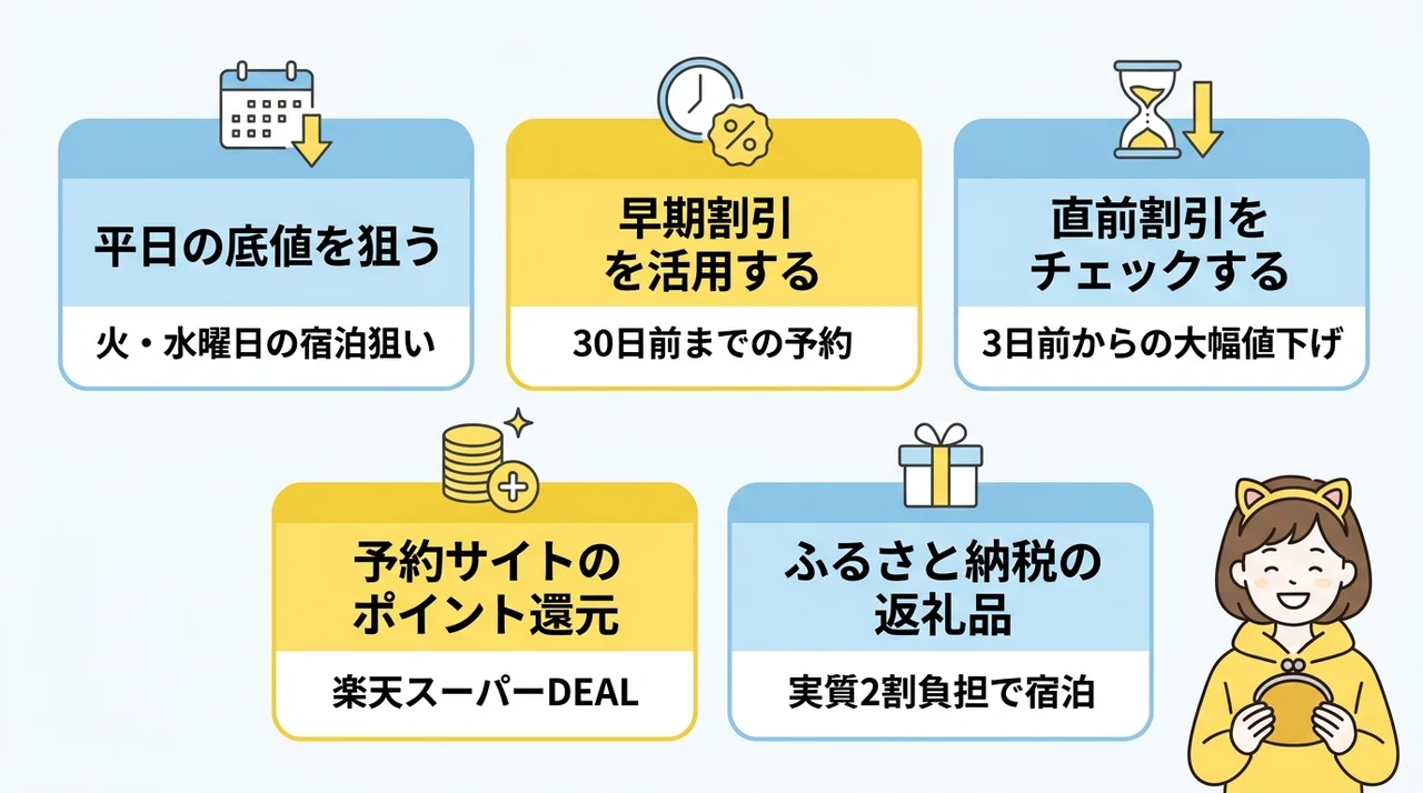 ディズニー付近のホテルをより安く泊まるコツ