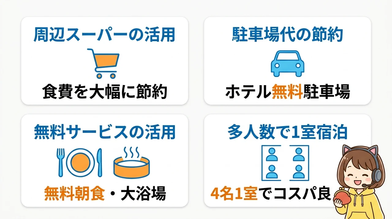 ディズニー旅行で節約する裏技