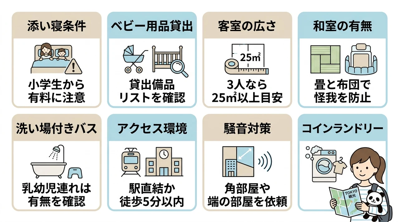 子連れホテルの選び方と快適に過ごすコツ