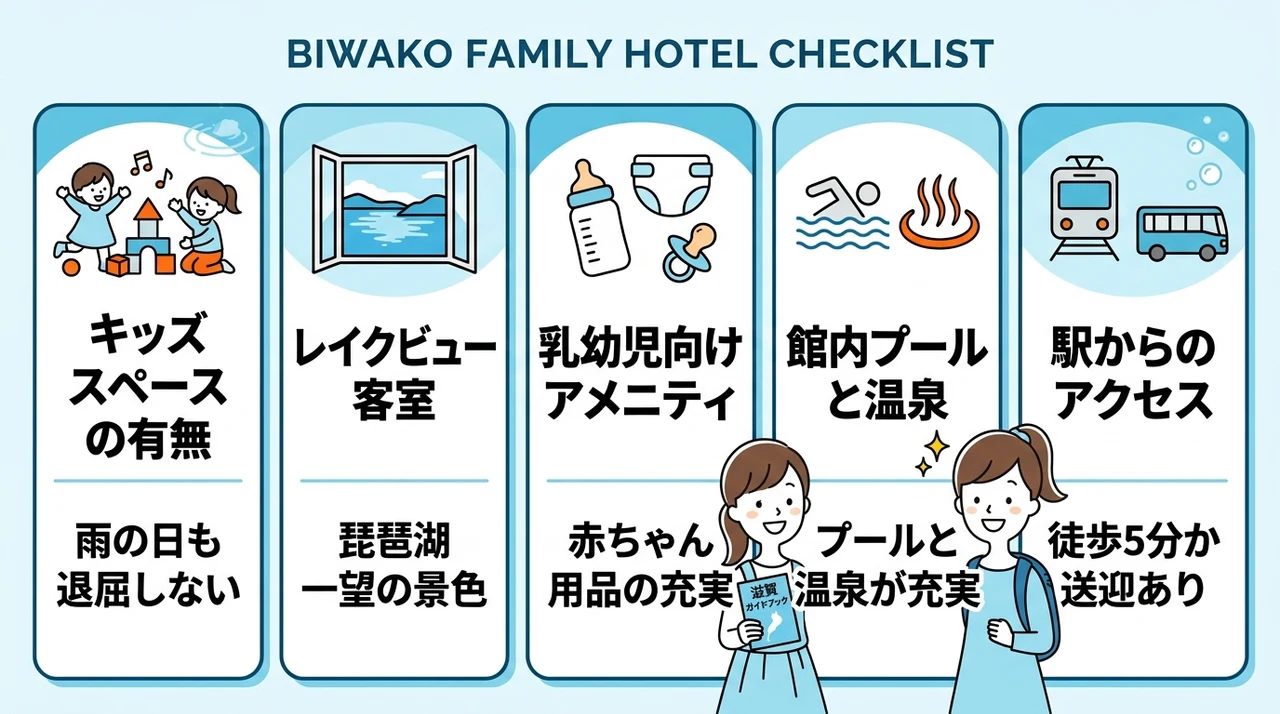 滋賀の子連れホテル選びで押さえたい5つのポイント