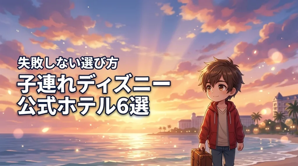 子連れディズニーはオフィシャルホテルがおすすめ!厳選6選と選び方
