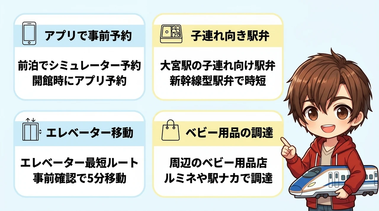鉄道博物館を120%楽しむための穴場スケジュール