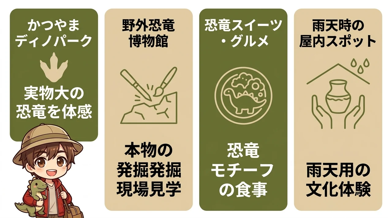 恐竜博物館観光を最大限楽しむ周辺情報