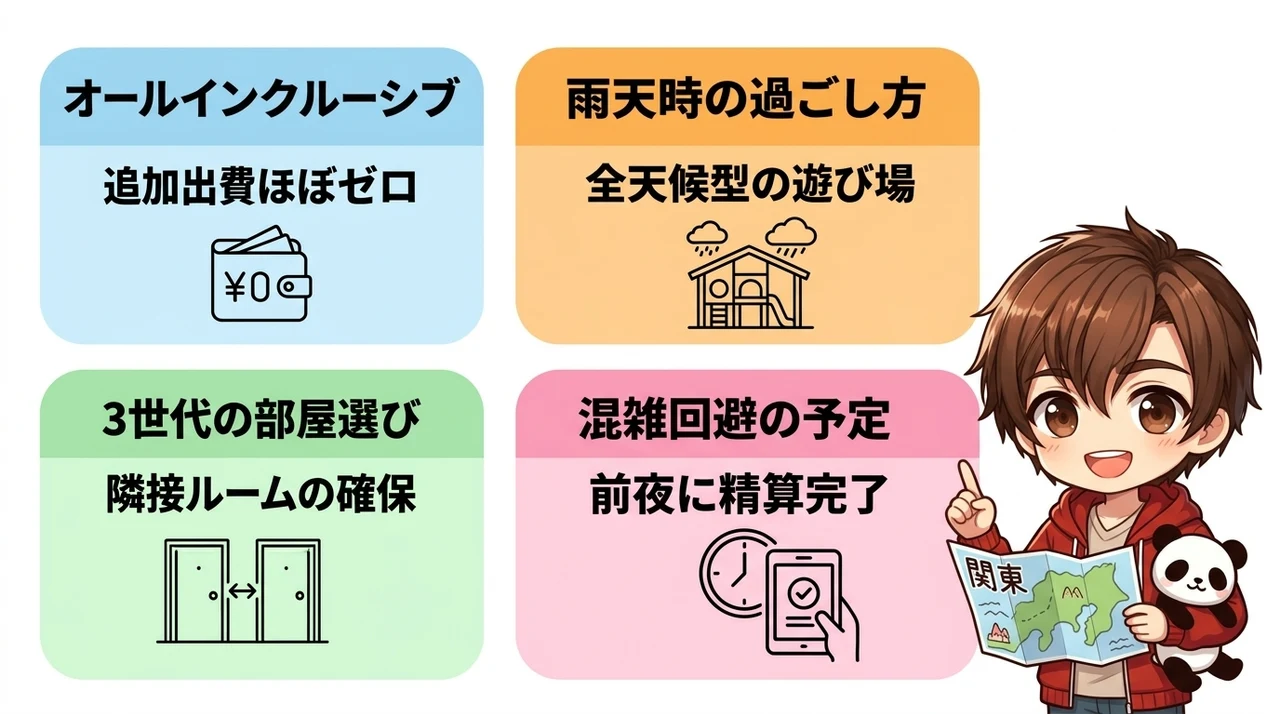 家族がもっと笑顔になる子連れホテルの活用術