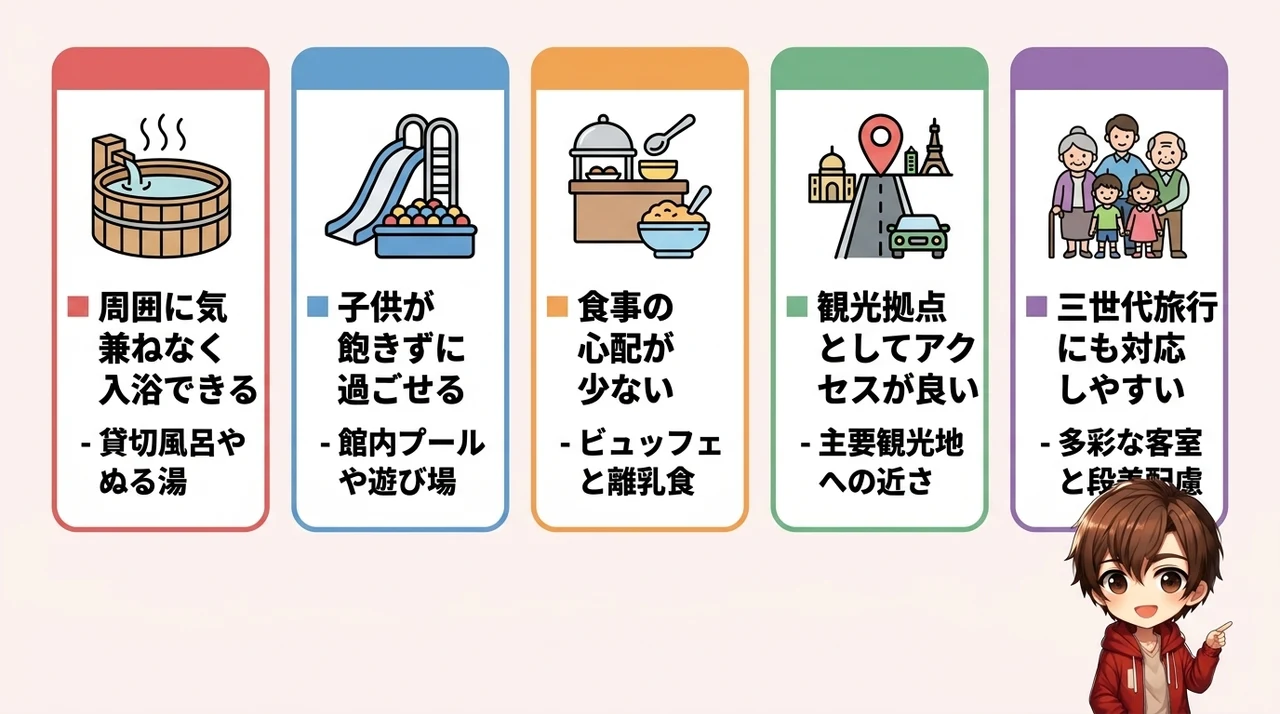 子連れ旅行で実感した登別ホテルのメリット