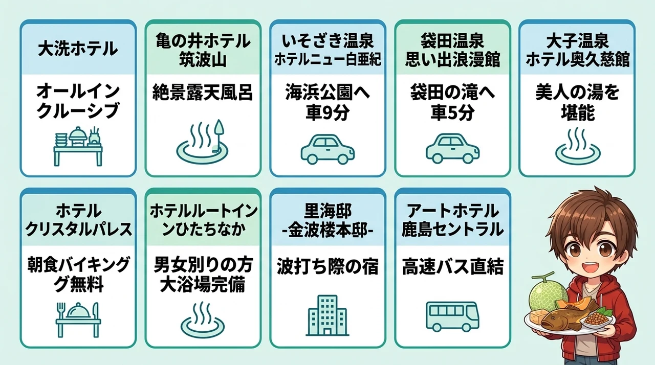 茨城で子連れ旅行におすすめのホテルバイキング10選
