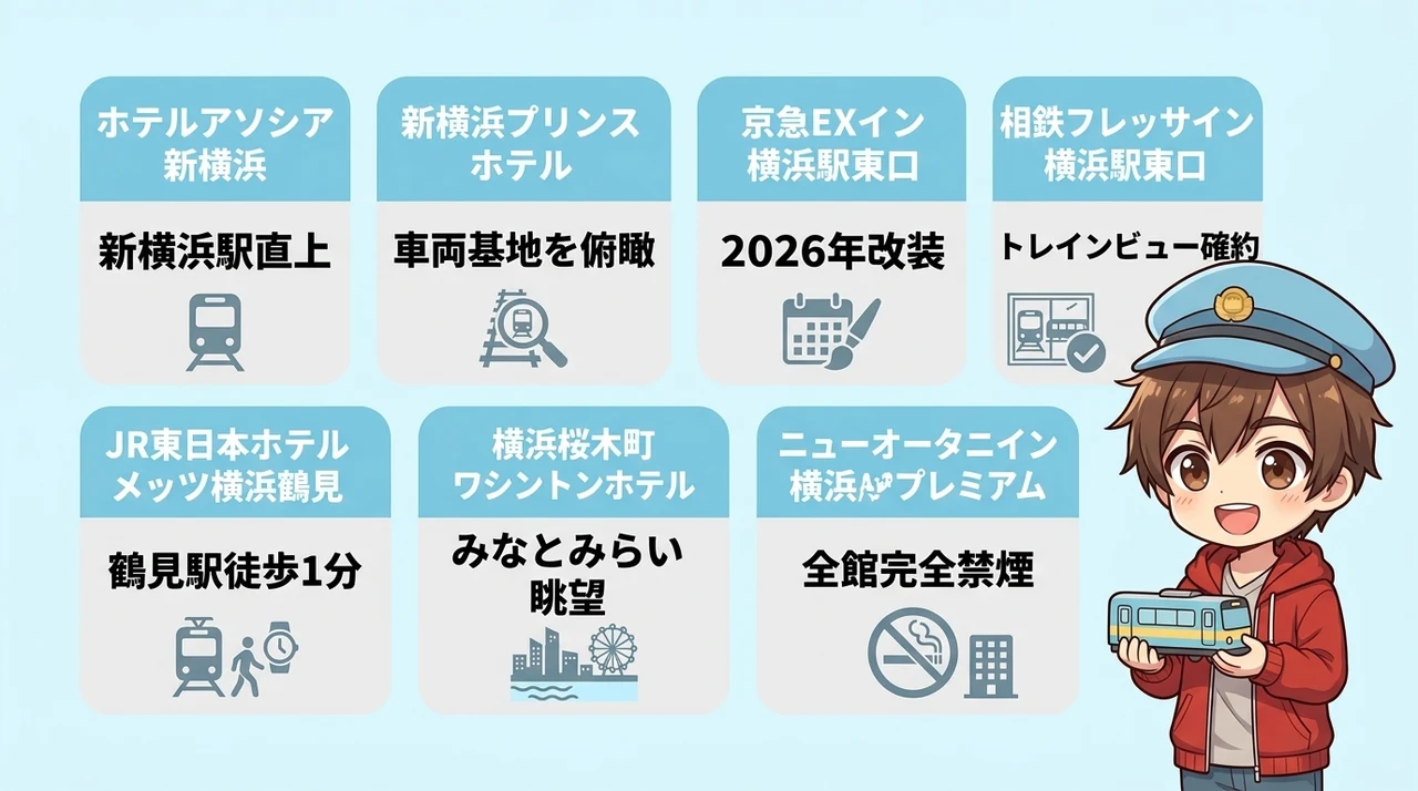 横浜で子連れにおすすめのトレインビューホテル7選