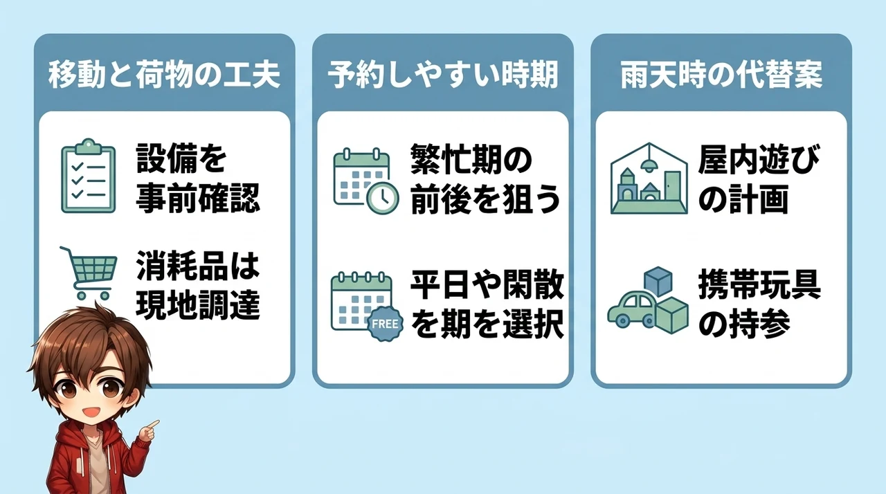 子連れ旅行のストレスを軽減する3つのコツ