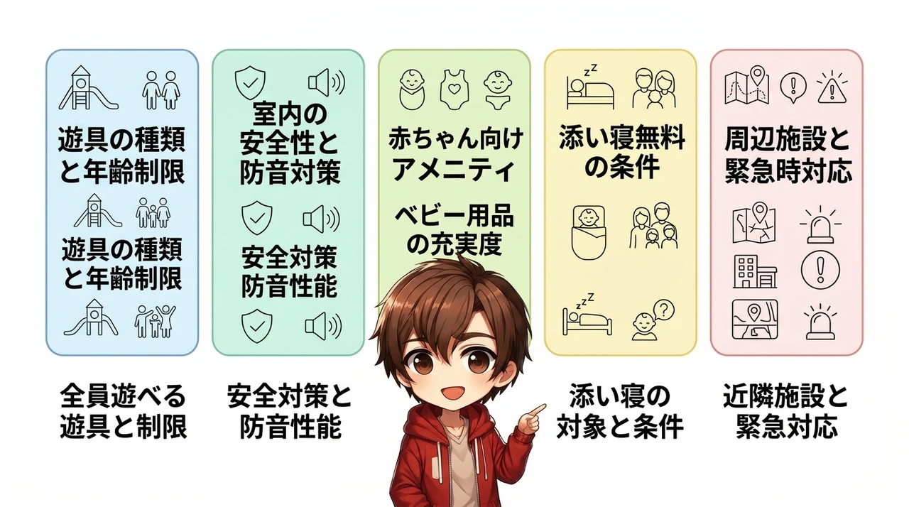 後悔しない！子連れホテルのキッズルーム選び方5つのポイント