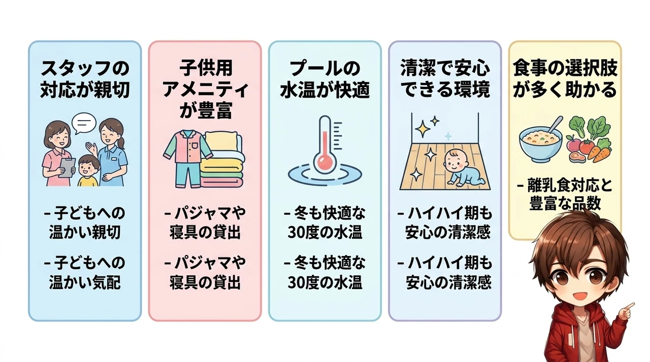 子連れママが本音で語るプール付きホテルの良い口コミ